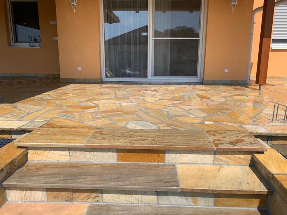 Polygonalplatten Gelb ''Rio''