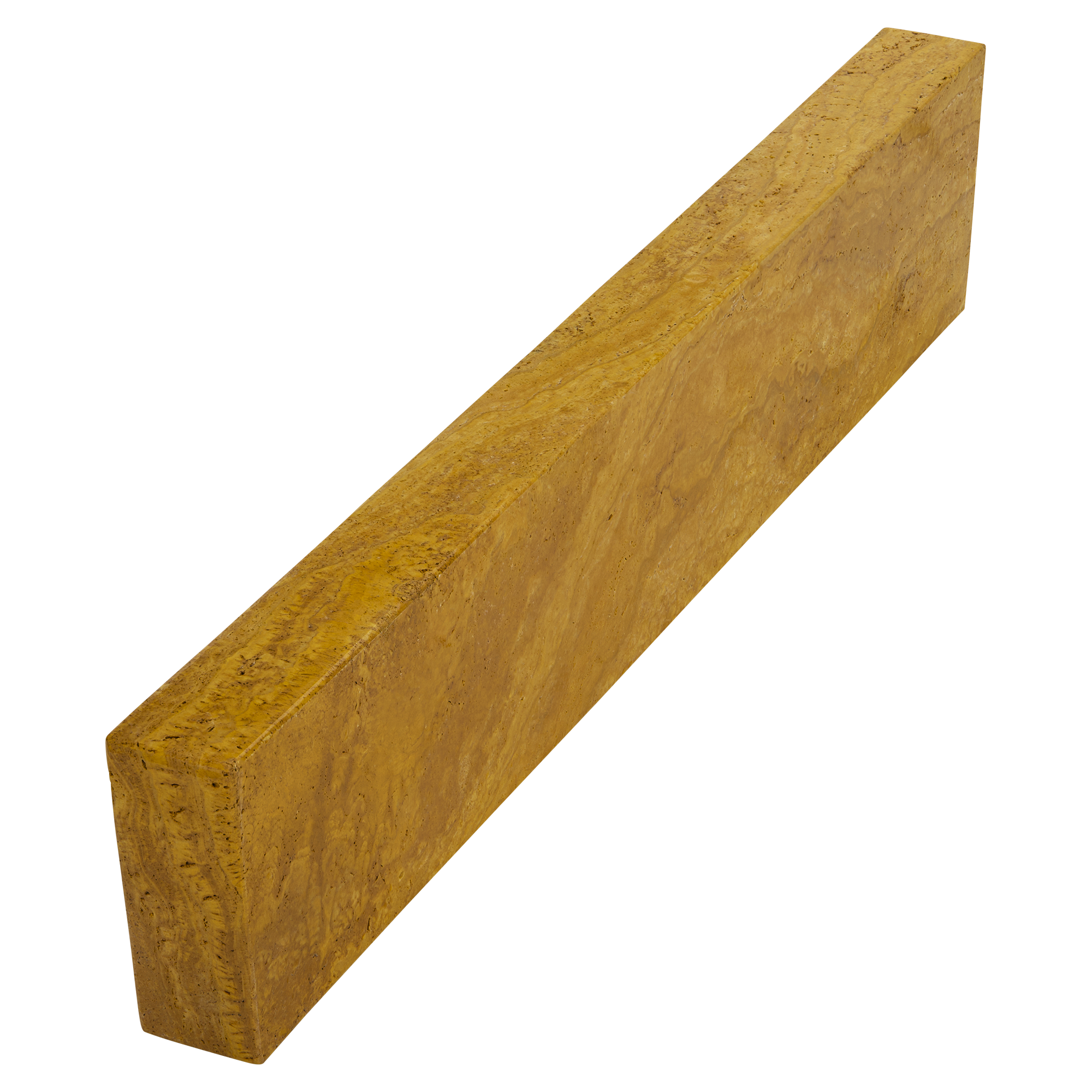 Randsteine aus Travertin Gold