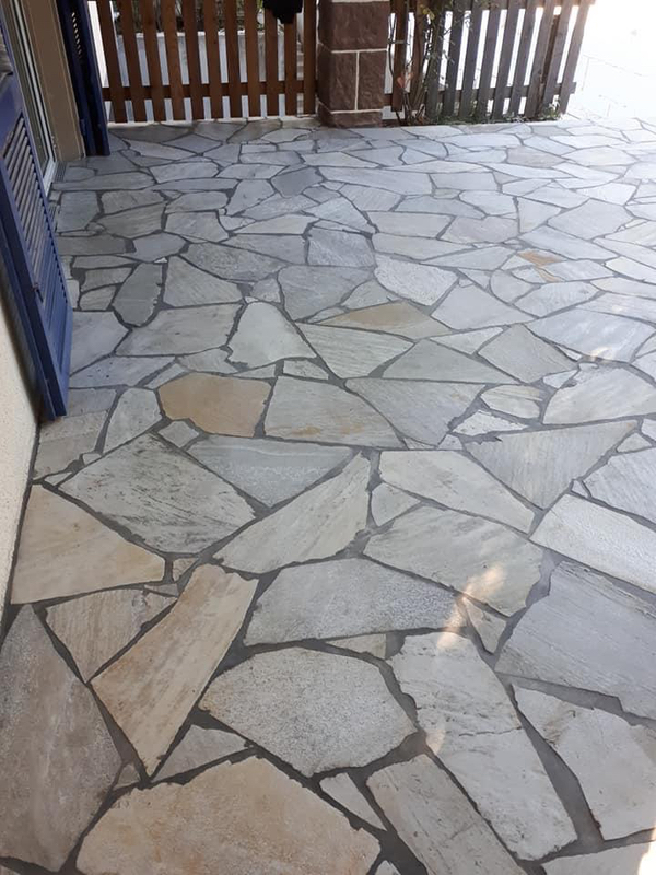 Polygonalplatten Grün ''Rio''