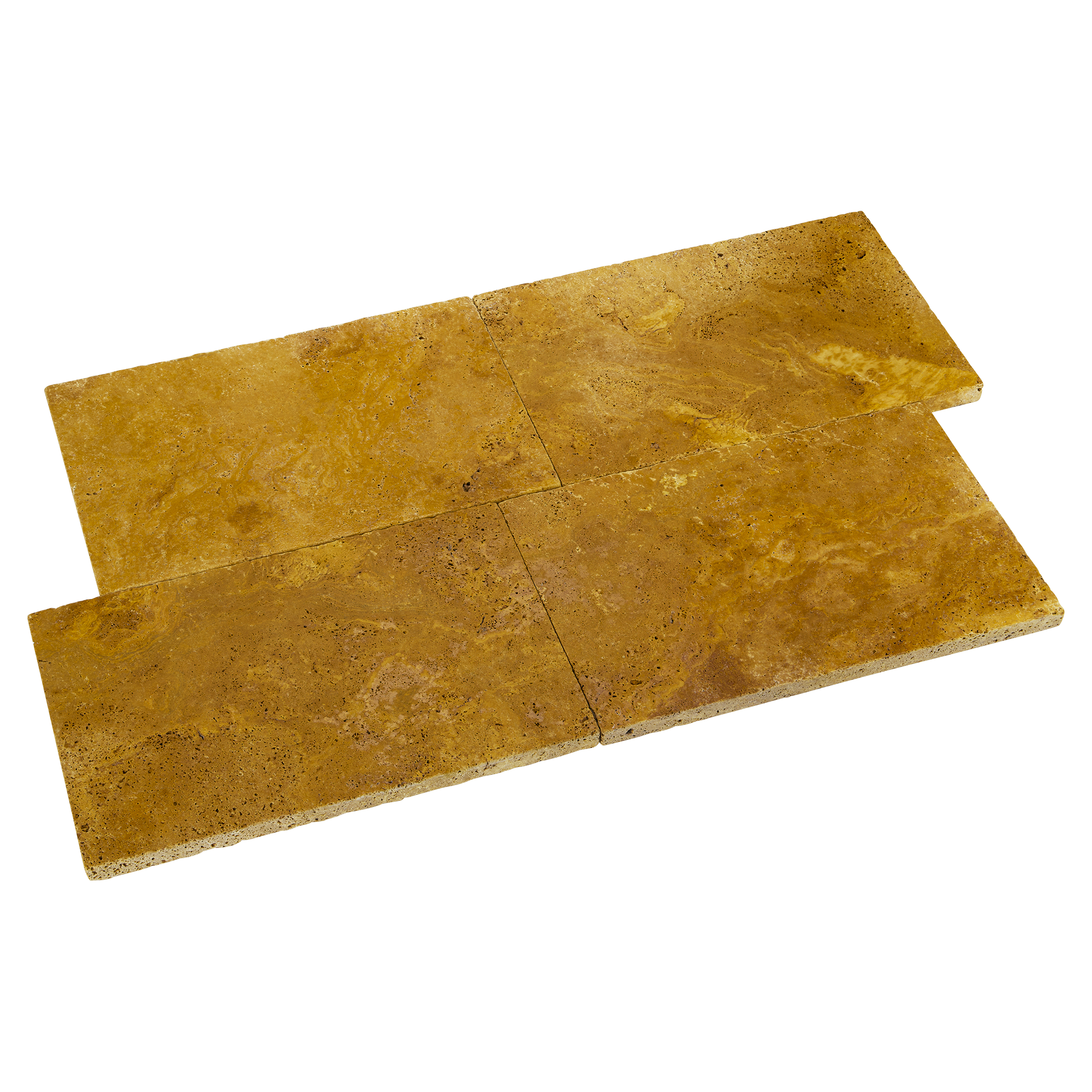 Terrassenplatten Travertin Gold