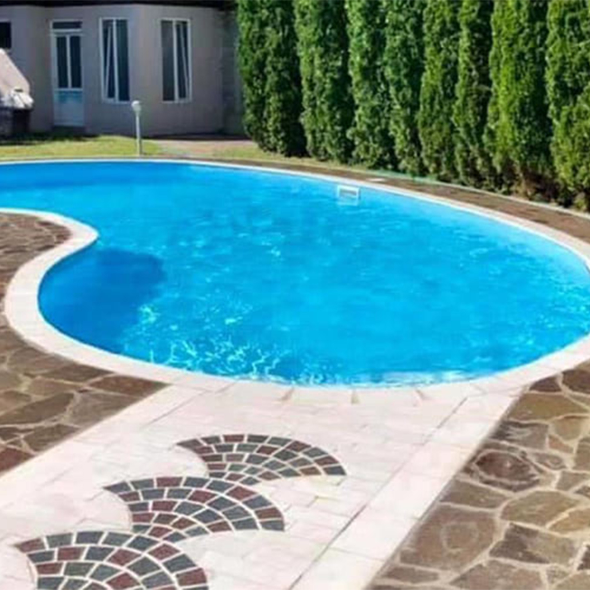 Polygonalplatten Porphyr