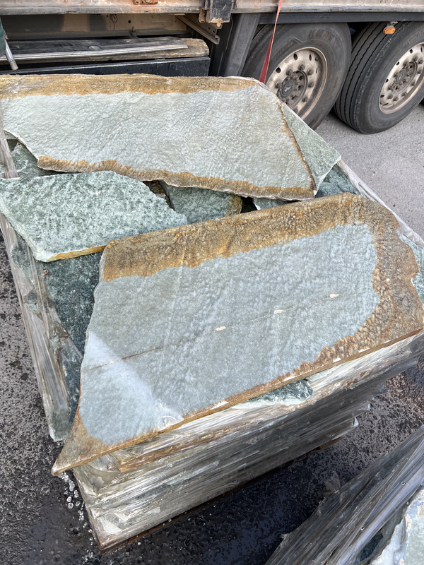 Polygonalplatten Karystos Grün