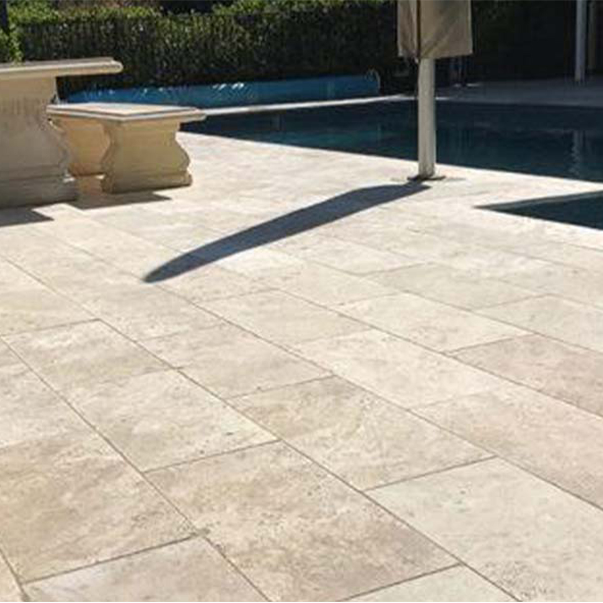 Terrassenplatten Travertin Classic