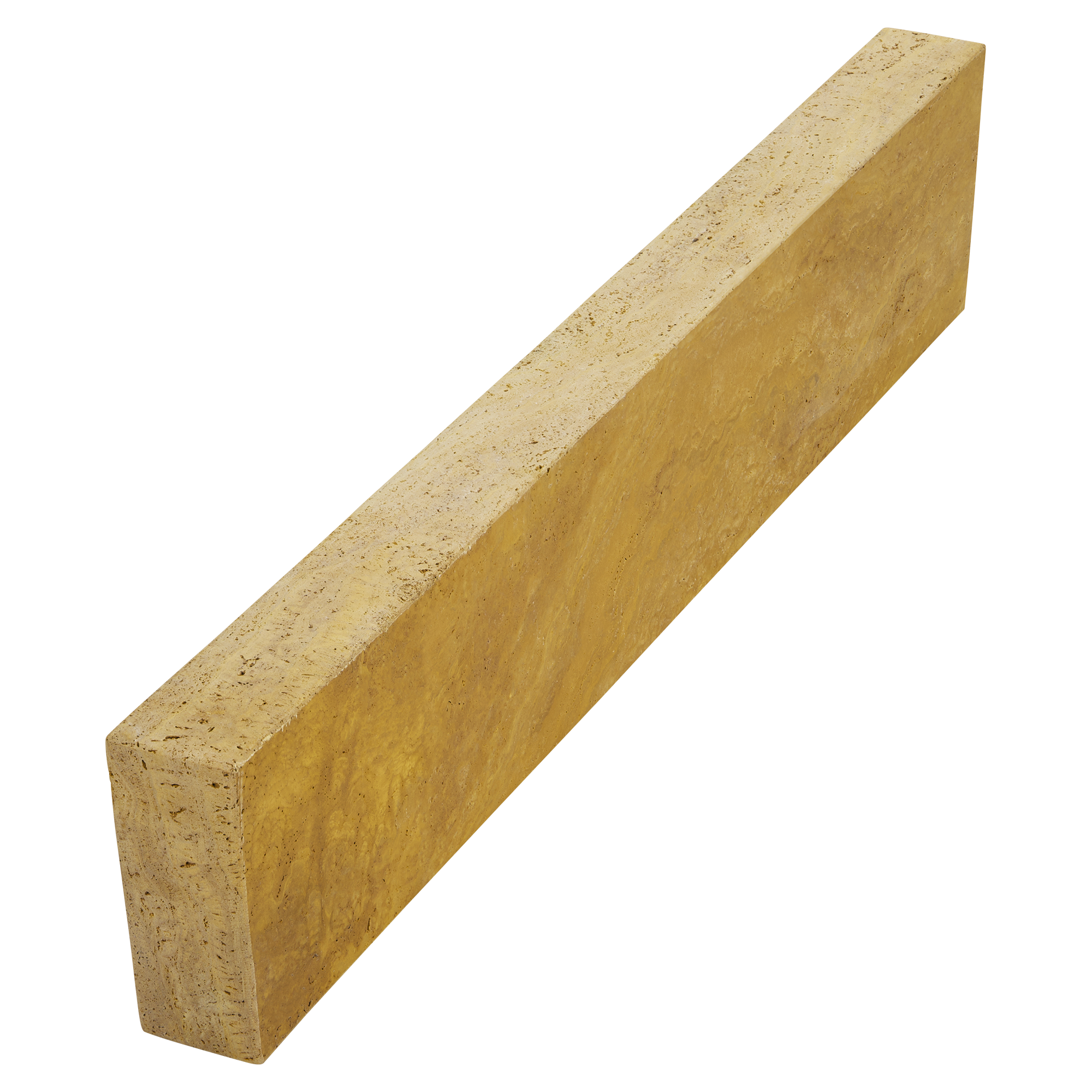 Randsteine aus Travertin Gold