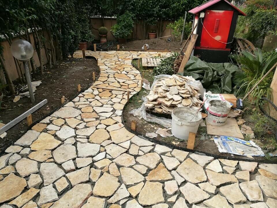 Polygonalplatten Gelb ''Italia''