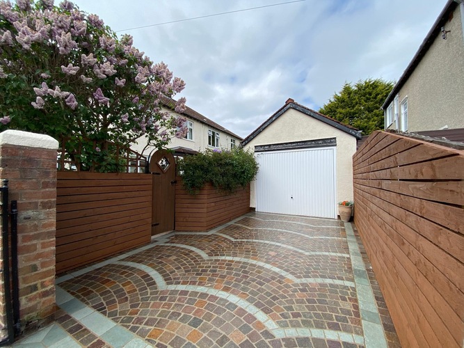 Pflastersteine Einfahrt