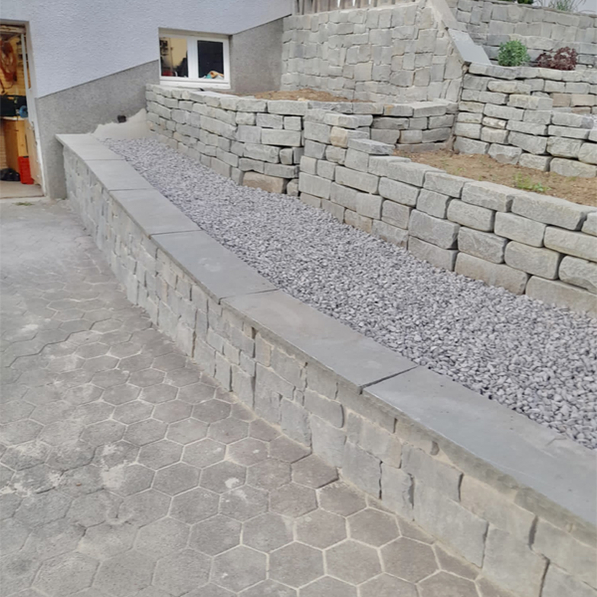 Trockenmauersteine Grau “Antik”