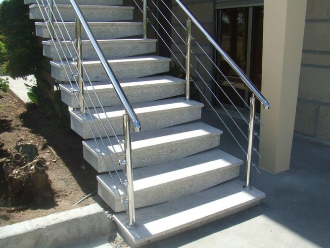 Granitstufen, Stufen Granit, Naturstein