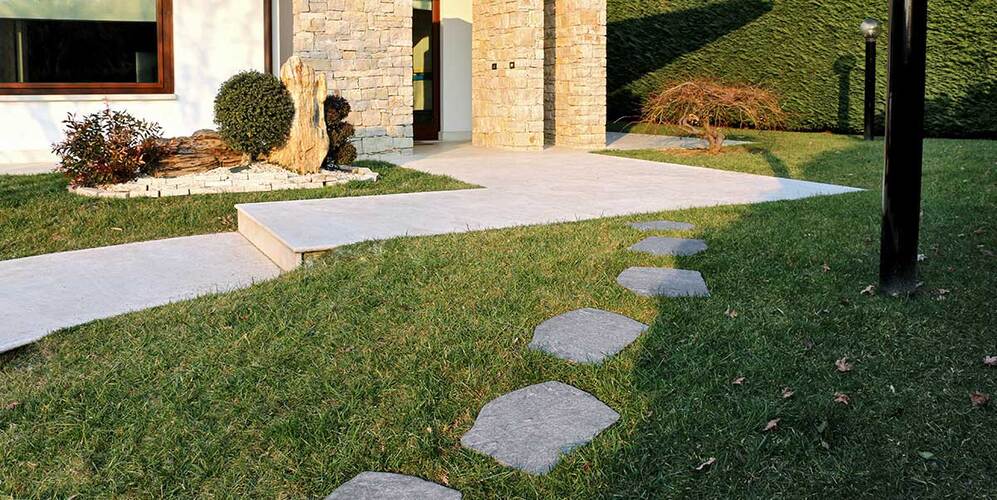 Gehwegplatten, Naturstein, Gehweg platten