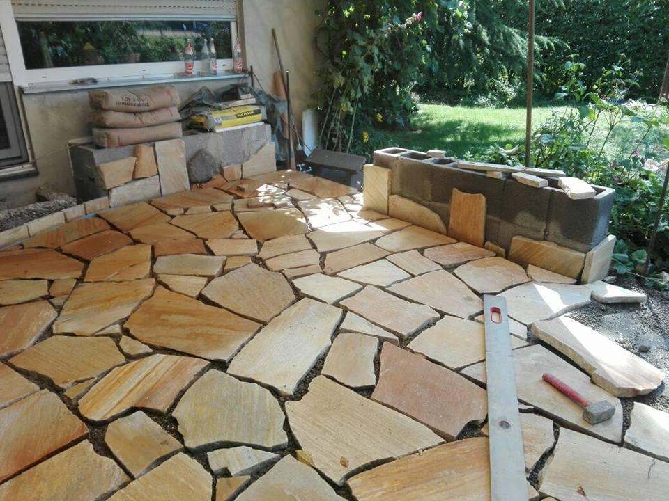 Polygonalplatten Gelb ''Rio''