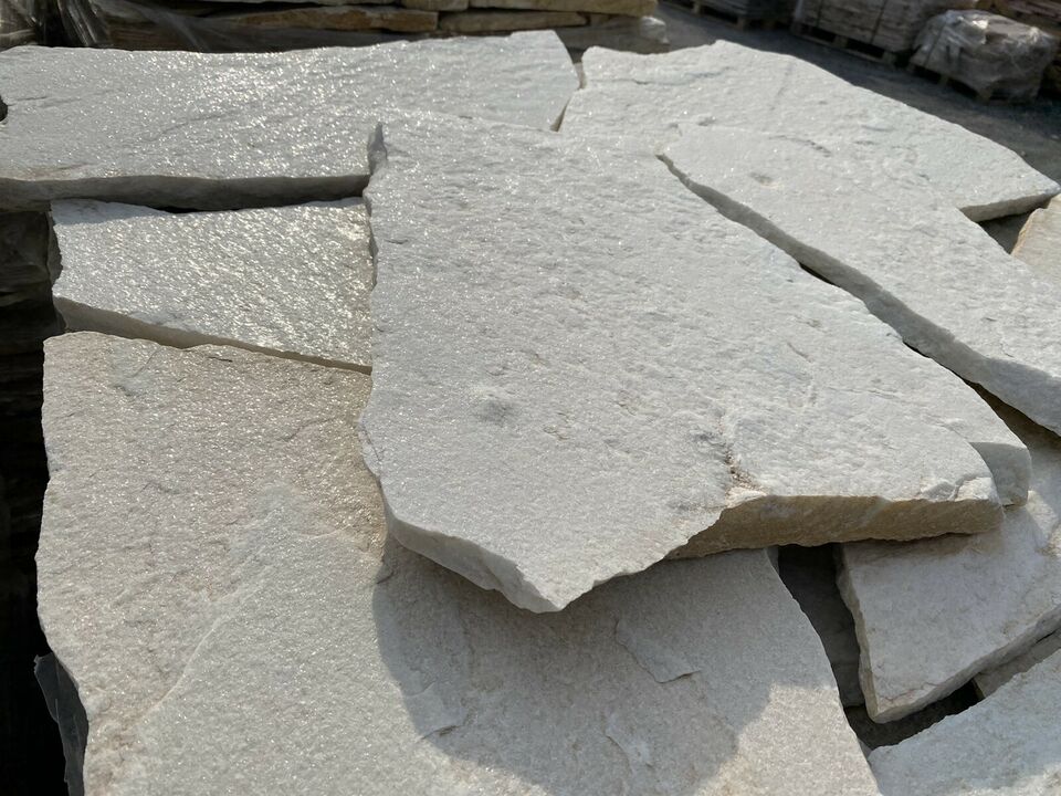 Polygonalplatten Weiß ''Triana''