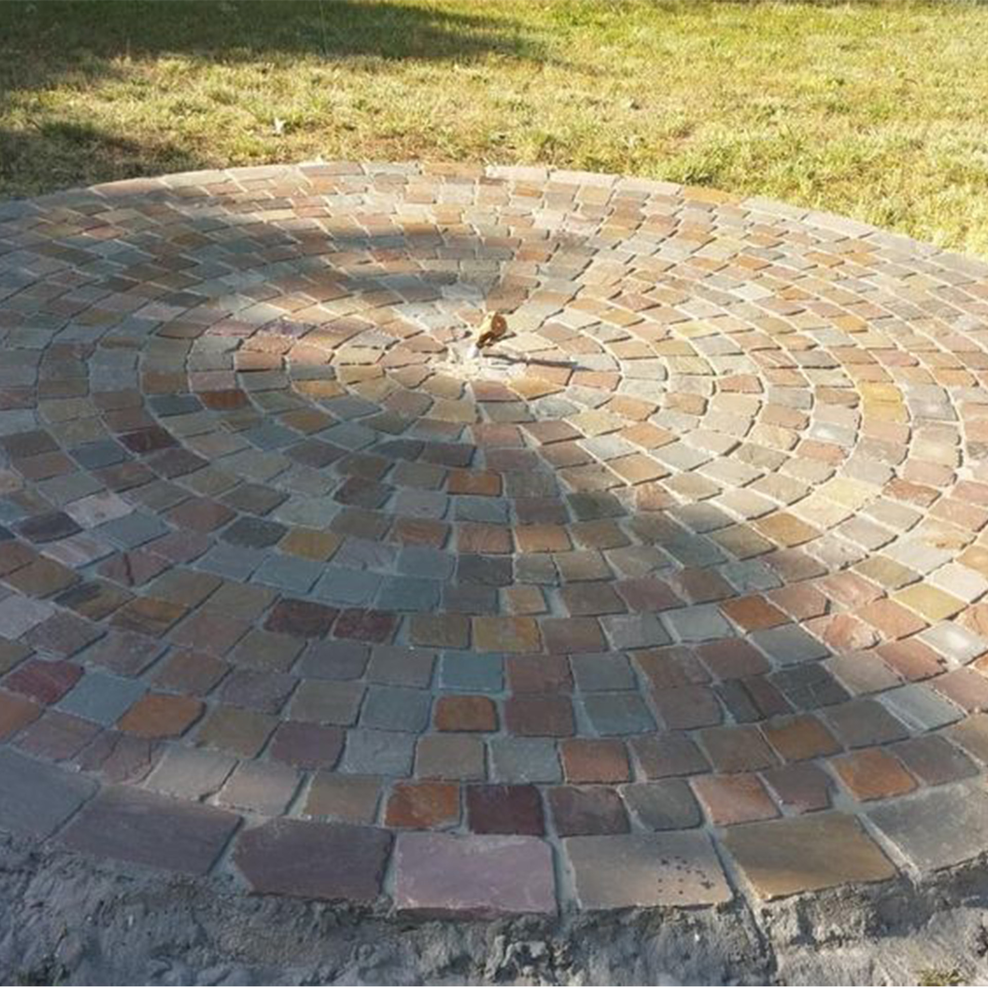 Pflasterstein – Sandstein India Gelb