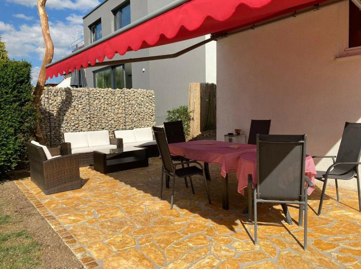 Polygonalplatten Mediterran Gelb