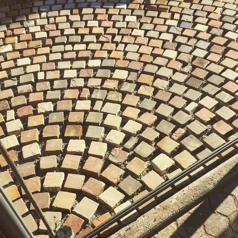 Pflasterstein – Sandstein India Gelb