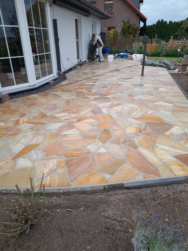 Polygonalplatten Gelb ''Rio''