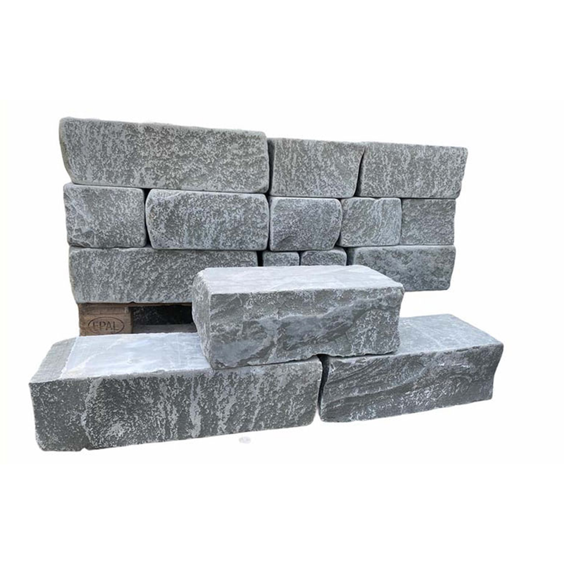 Mauersteine Grau ”Antik”