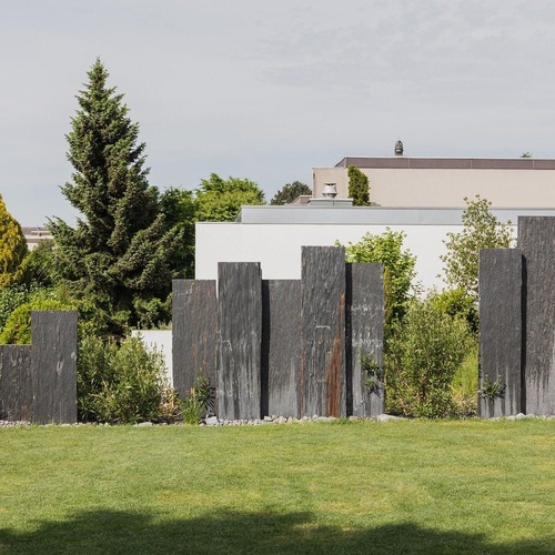 Garten Sichtschutz, Naturstein Sichtschutz