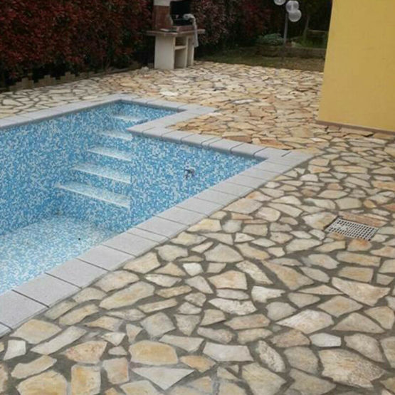 Polygonalplatten Gelb ''Italia''