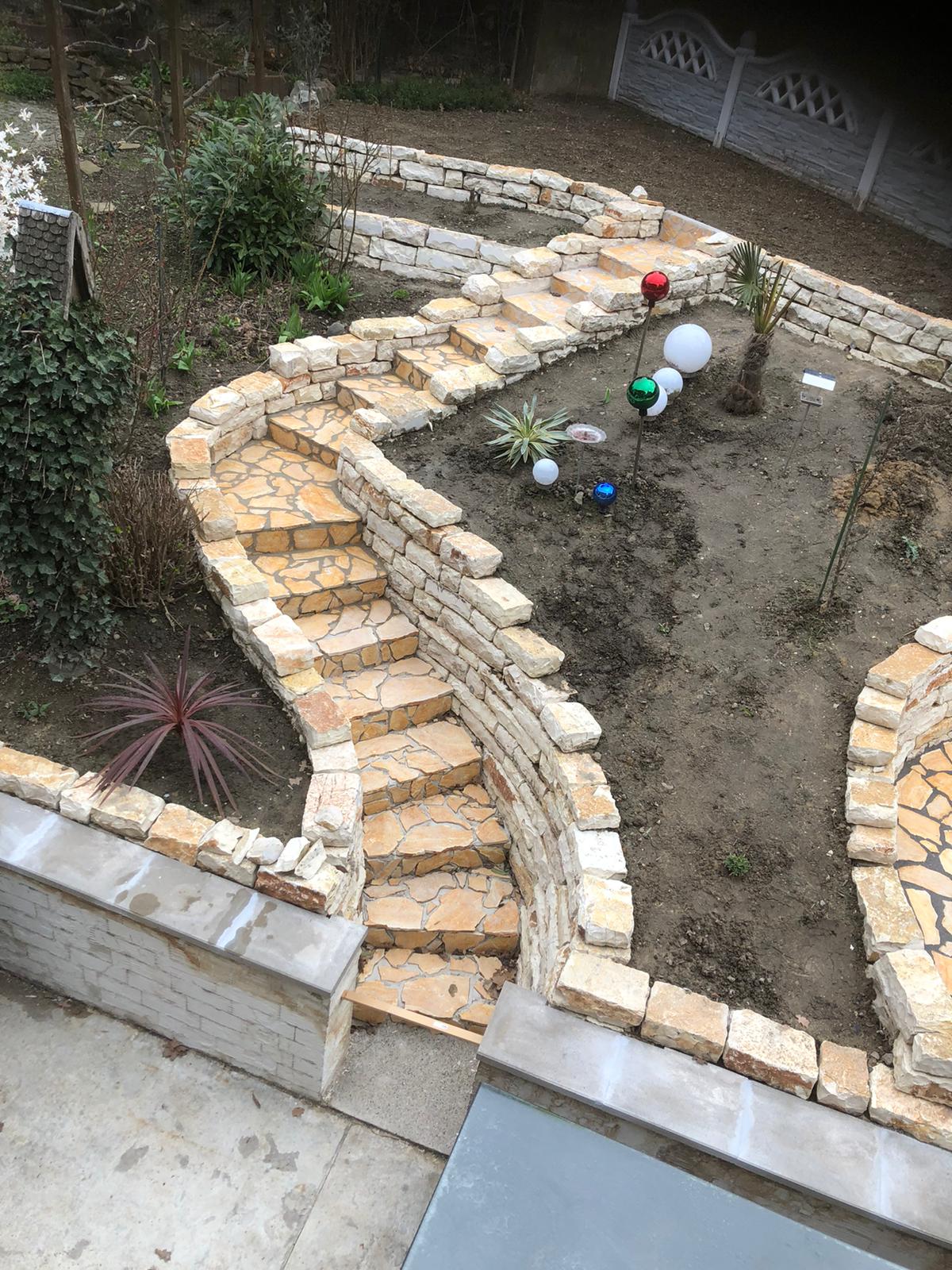 Trockenmauersteine Gelb “Mediterrane”