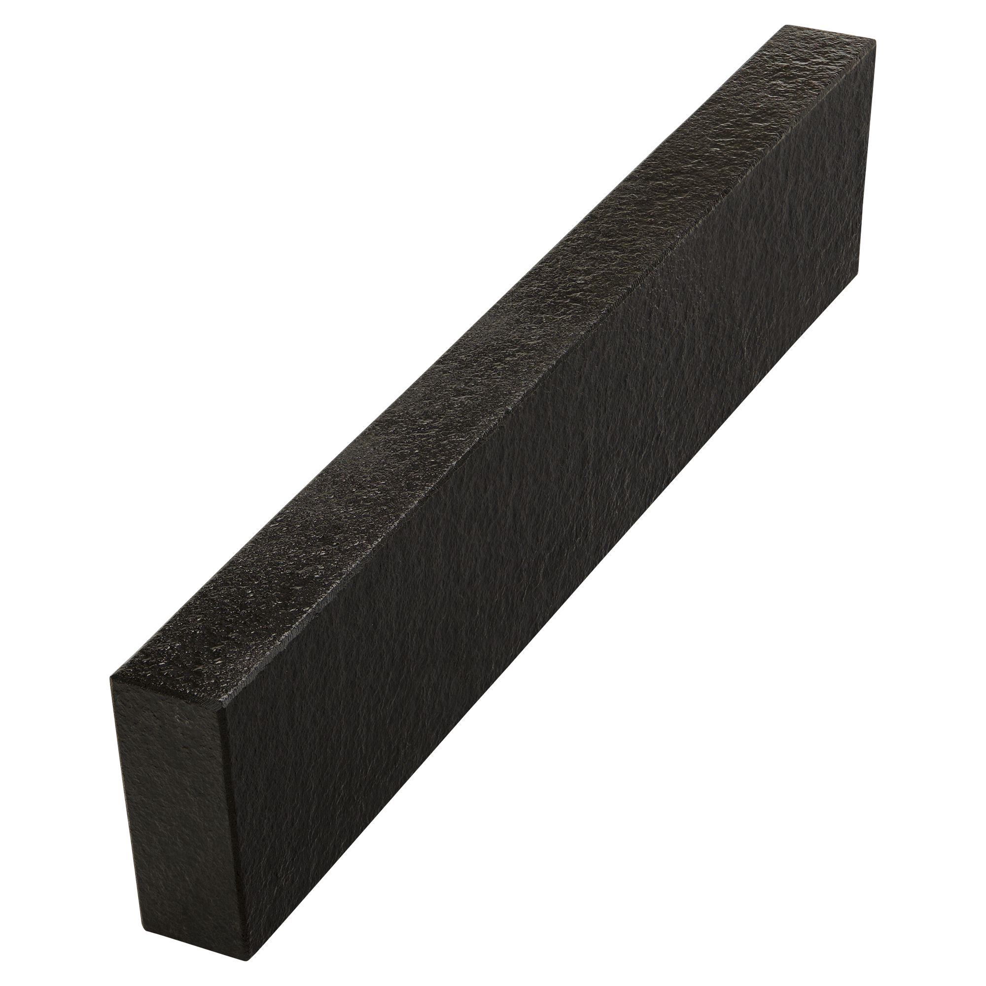 Randsteine aus Basalt geflammt