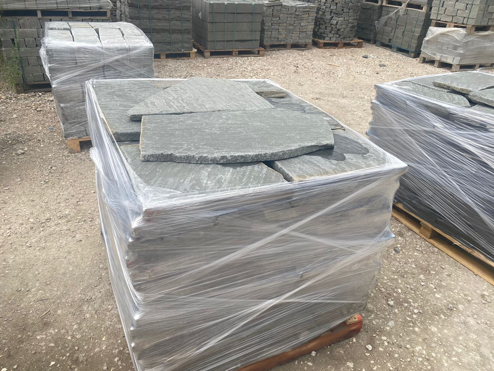 Polygonalplatten Grau ''Antik''